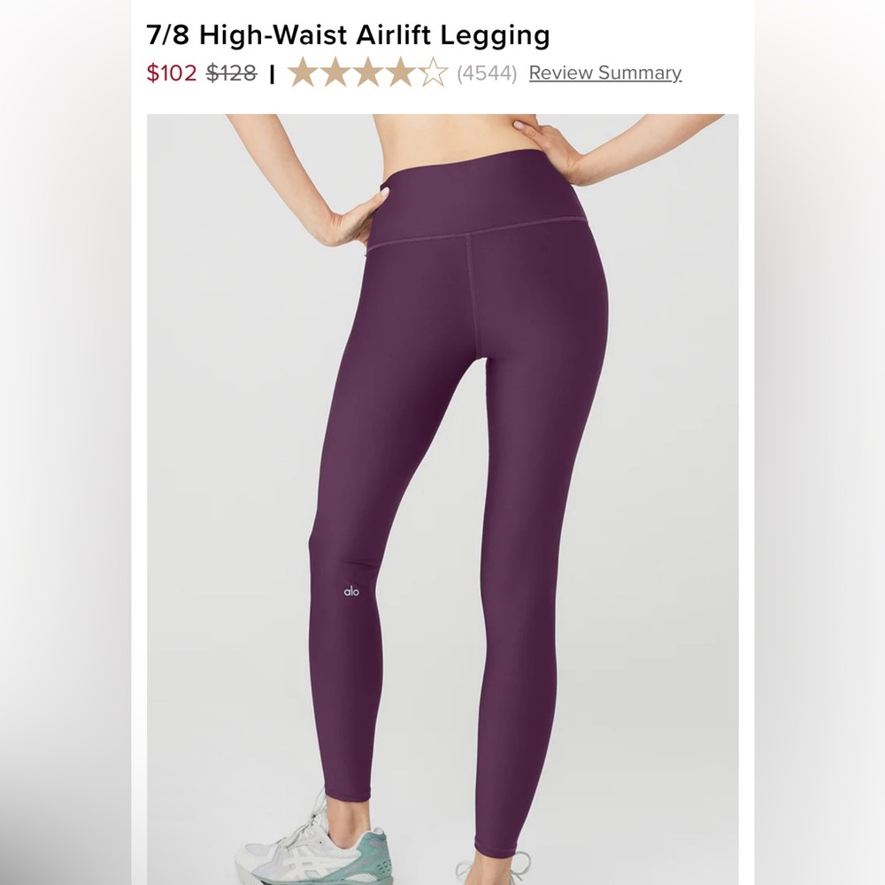 AOL 7/8 high waist, airlift leggings